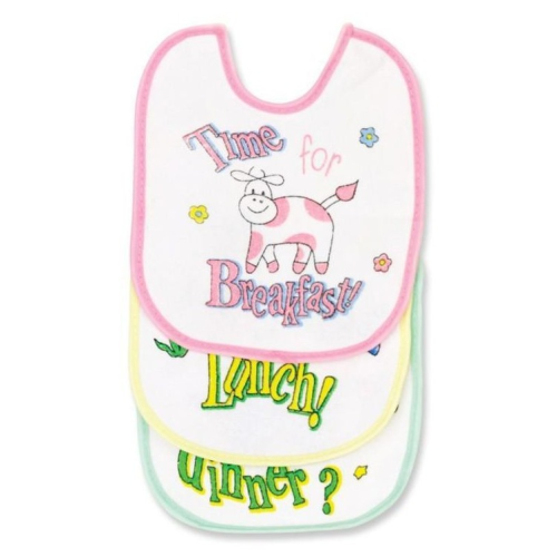 FORTUNE 3PK BABY BIB