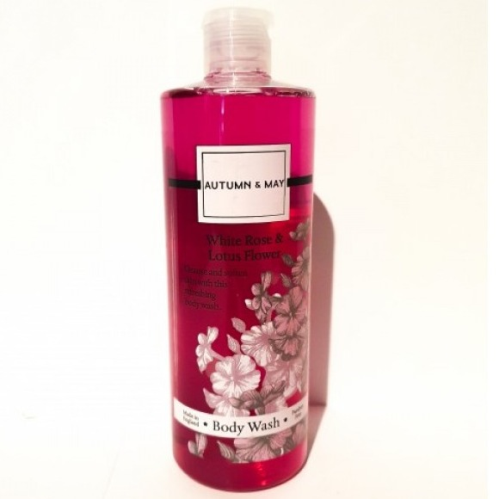 Autumn & May shower gel, White Rose & Lotus Flower, 500 ml