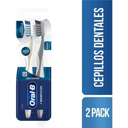 Oral-B Advanced Toothbrush 7 Benefits Soft - 2 Units