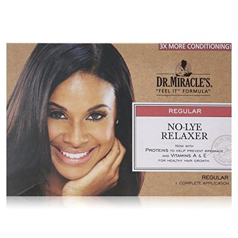 Dr. Miracle's Feel It Formula Thermalceutical Intensive No-lye Relaxer-Regular, ONE COMPLETE APPLICATION