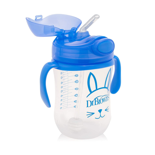 Dr. Brown's Baby's First Straw Cup w/ Handles, 270 ml - 6 Months+