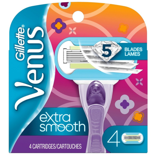 Venus Extra Smooth Purple Women's Razor Blade Refills