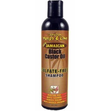Jamaican Mango & Lime Sulfate Free Shampoo Black Castor Oil 8oz