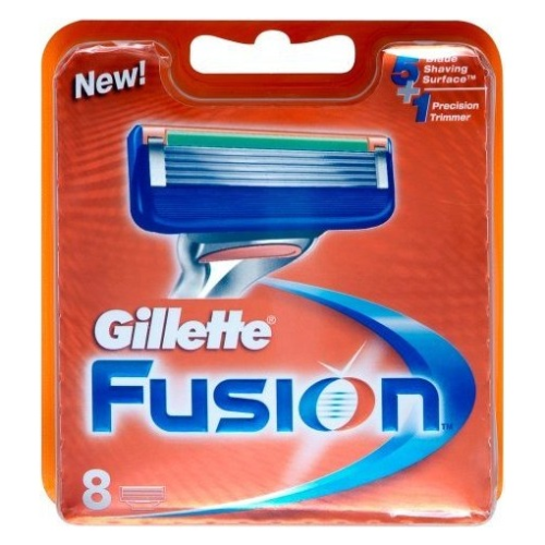 Gillette FUSION Blade Razor Cartridges 8's