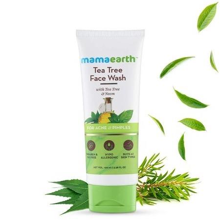 Mamaearth Tea Tree Face Wash For Acne & Pimples 100ml