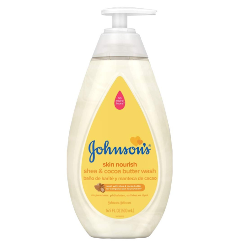 Johnson's Baby Skin Nourish Moisture Wash, Shea & Cocoa Butter - 20.3 fl oz