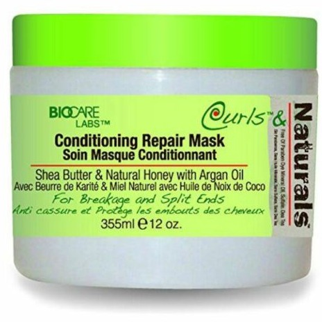 Biocare Labs Curls & Naturals Conditioning Repair Hair Mask, 340g /12 Oz