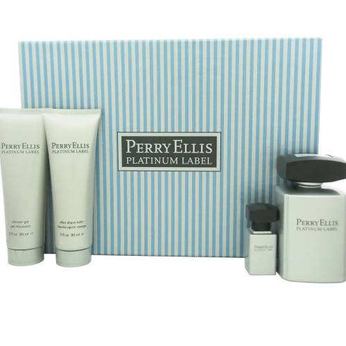 Perry Ellis Platinum Label Men 4 Piece Gift Set