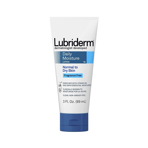 Lubriderm Daily Moisture Lotion, Normal to Dry Skin Fragrance Free, 3 fl oz