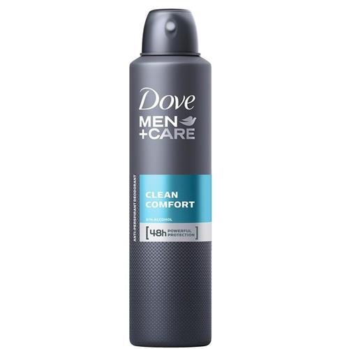 Dove Men+Care Antiperspirant Aerosol Clean Comfort 254ml