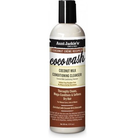 Aunt Jackie's Coco Wash Coconut Conditioning Cleanser - 12 fl oz