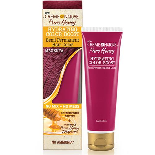 Creme Of Nature Pure Honey Hydrating Color Boost Semi-Permanent Hair Color 3 fl oz