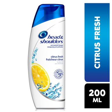 Head & Shoulders Anti Dandruff Shampoo Citrus Fresh 200ml