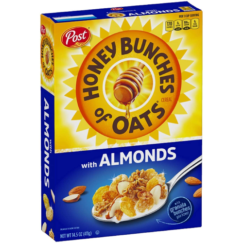 Post Honey Bunches Of Oats With Almonds, 14.5 oz