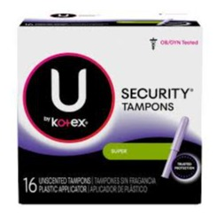 KOTEX SECURITY TAMPONS