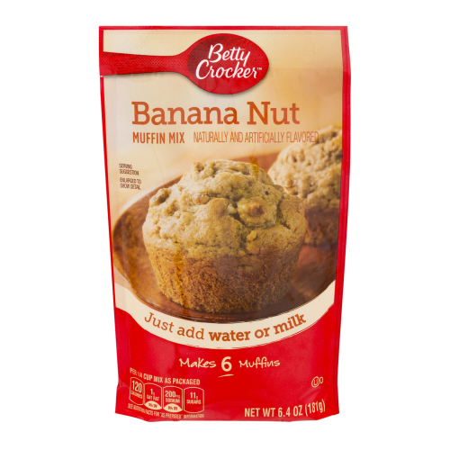 Betty Crocker Muffin Mix, Banana Nut, 6.4 Oz