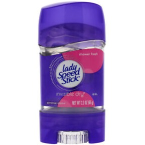 Lady Speed Stick Antiperspirant And Deodorant Gel, Shower Fresh - 2.25 Oz