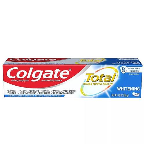 Colgate Total Whitening Toothpaste, 4.8 Ounce