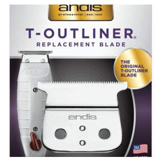 Andis T-Outliner Replacement Trimmer Blade, Silver (04521)