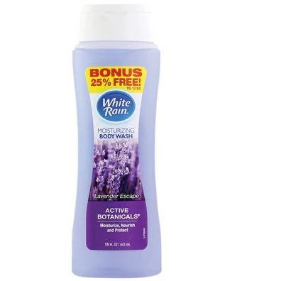 White Rain Lavender Escape Body Wash, Bonus 15oz