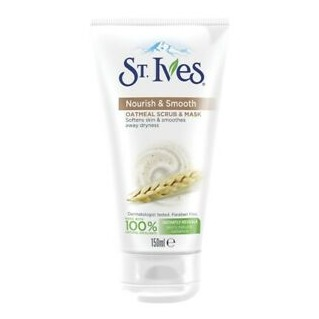 St Ives Nourish & Smooth Oatmeal Face Scrub & Mask 150ml