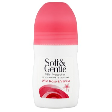 Soft & Gentle 48hr Protection Wild Rose & Vanilla Anti-Perspirant Deodorant 50m