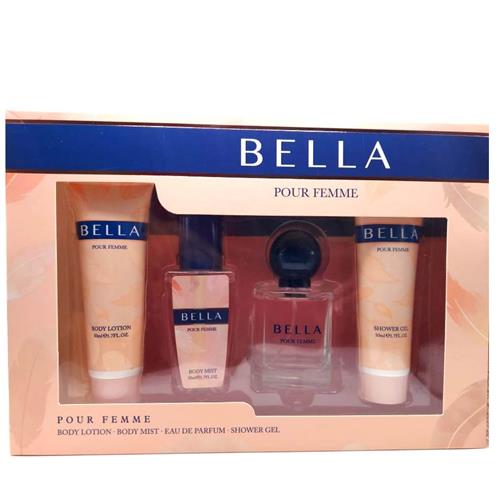 Bella Pour Femme 4Pc Perfume Set