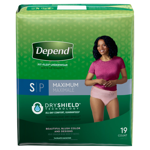 Depend Fit-Flex Incontinence Underwear for Women, Maximum Absorbency