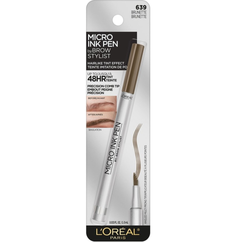 L'Oreal Paris Brow Stylist Micro Ink Pen by Brow Stylist Up to 48HR Wear