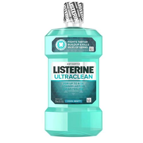 Listerine Ultraclean Oral Care Antiseptic Mouthwash 250ml