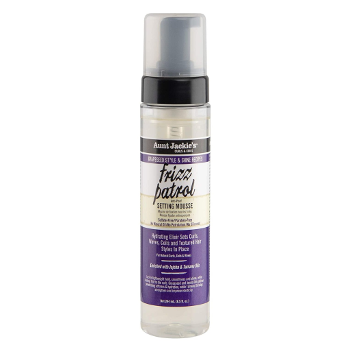 Aunt Jackie's Grape Seed Frizz Patrol Setting Mousse - 6oz