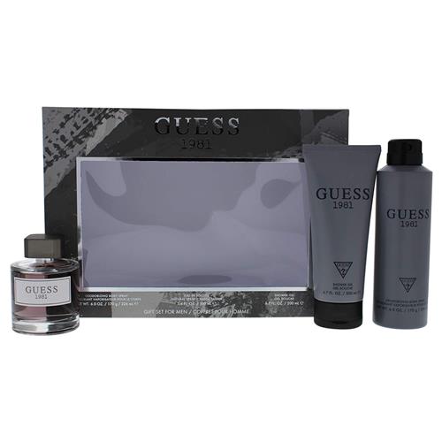 Guess 1981 3 Pc Gift Set For Men