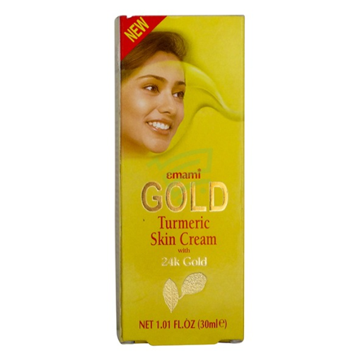 Emami GOLD Turmeric Skin Lightening Cream 24k Gold 30ml