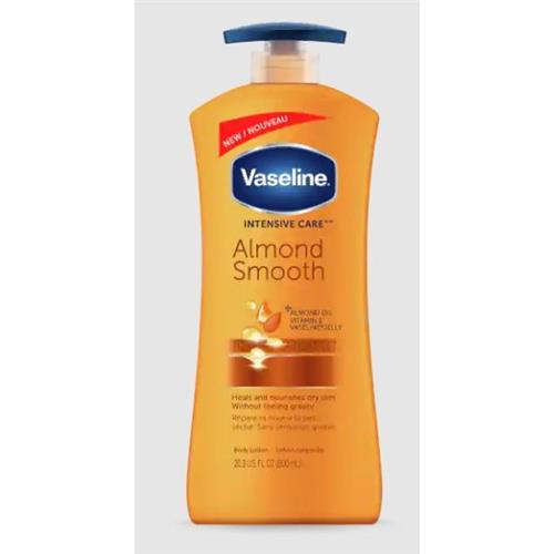 Vaseline Intensive Care Hand And Body Lotion Almond Smooth, 20.3 fl oz