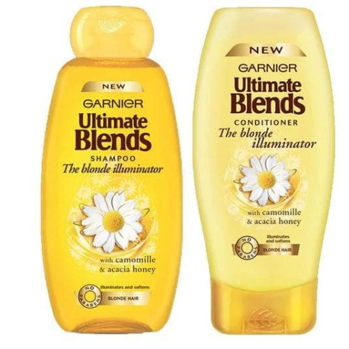 Garnier Ultimate Blends Camomile Blonde Hair Shampoo/Conditioner
