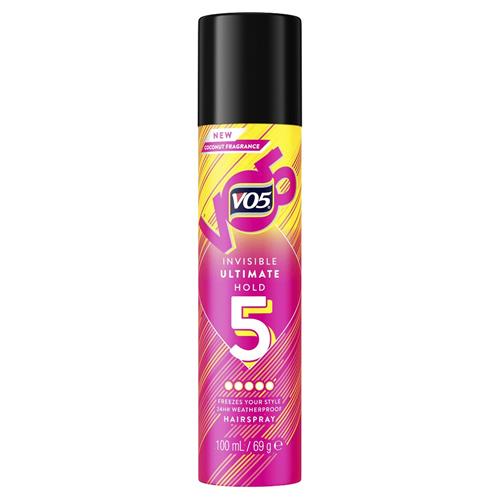 VO5 Invisible Ultimate Hold Hairspray 100ml