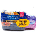 Always Ultra Thin Overnight With Wings 16's Banded Special Offer