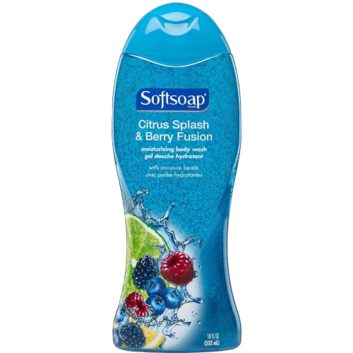 Softsoap Citrus Splash & Bursting Blueberry Body Wash, 18 fl oz