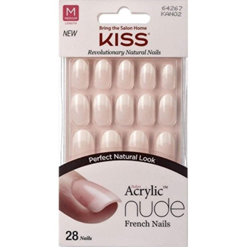 Kiss Salon Acrylic Nude French Manicure