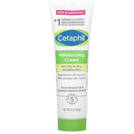 Cetaphil Moisturizing Cream, Fragrance Free, 3 oz