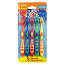 Dr. Fresh Oral Care Kids Toothbrushes, Extra Soft 5 PACK