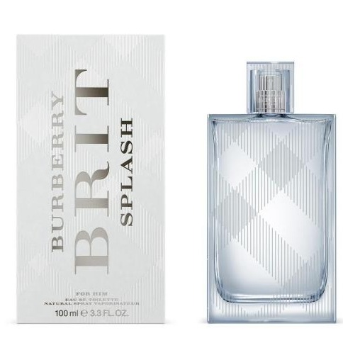 Burberry Brit Splash by Burberry EDT Spray 3.3 oz - MEN