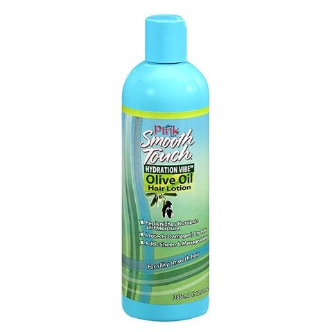 Lustre's Pink Smooth Touch Olive Oil Hair Lotion 350ml.