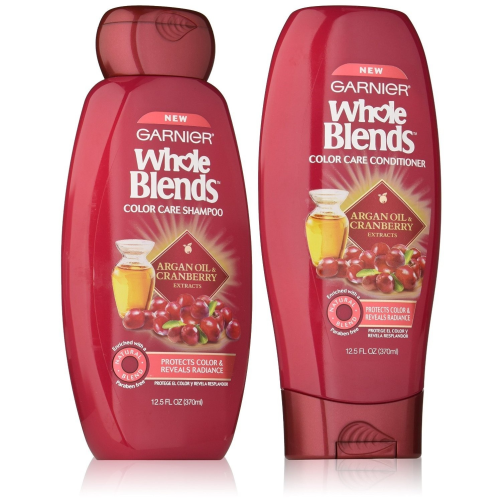 Garnier Whole Blends Shampoo & Conditioner Argan Oil & Cranberry