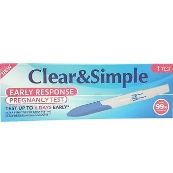 Clear & Simple Early Response Pregnancy Test