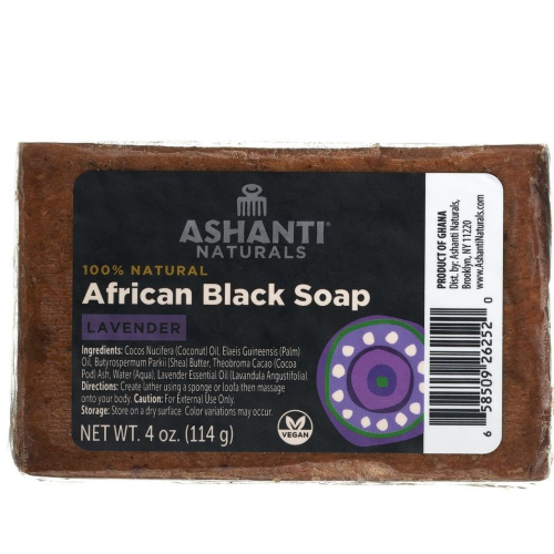 Ashanti Naturals African Black Soap - 4oz