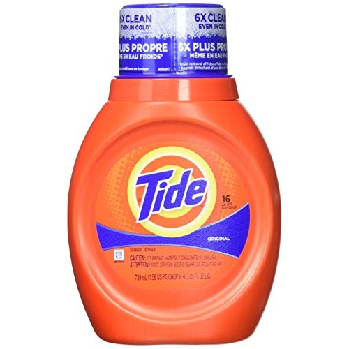 Tide Liquid Laundry Detergent, Original, 16 Loads, 25 fl oz