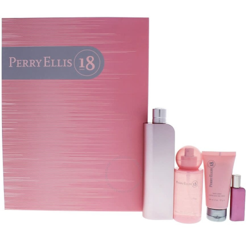 Perry Ellis 18 -Women - 4 Pc Gift Set 3.4oz