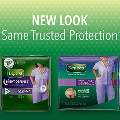 Depend Night Defense Incontinence Underwear for Women