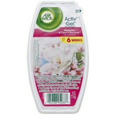 Air Wick Room Air Freshener Activ' Gel, Magnolia & Cherry Blossom, 4.0 oz